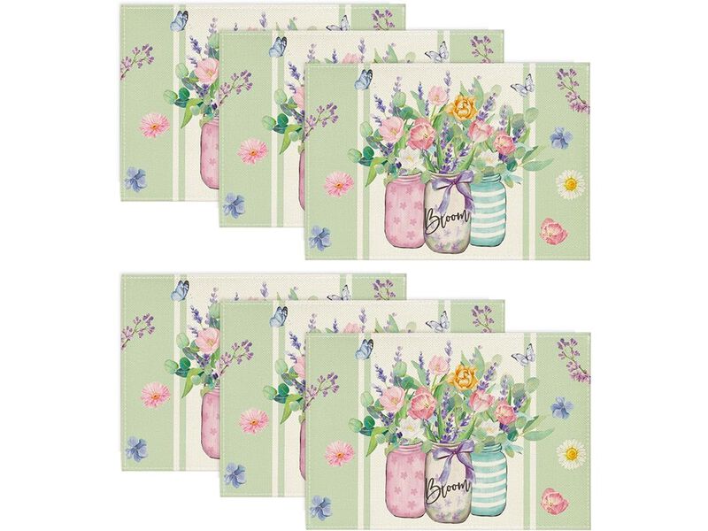 Bloom Vase Floral Spring Placemats image number 0