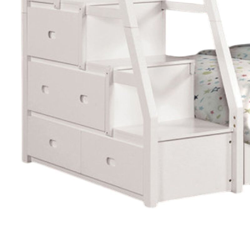 Ellon Bunk Bed, Trundle, Wood, Storage Drawers image number 4