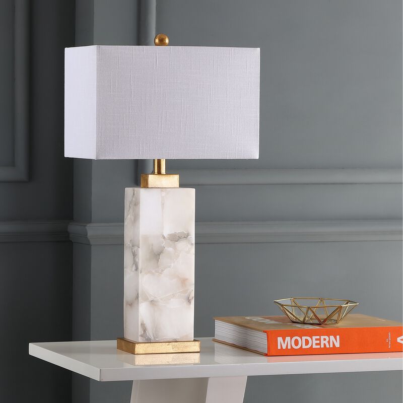 Elizabeth Alabaster LED Table Lamp