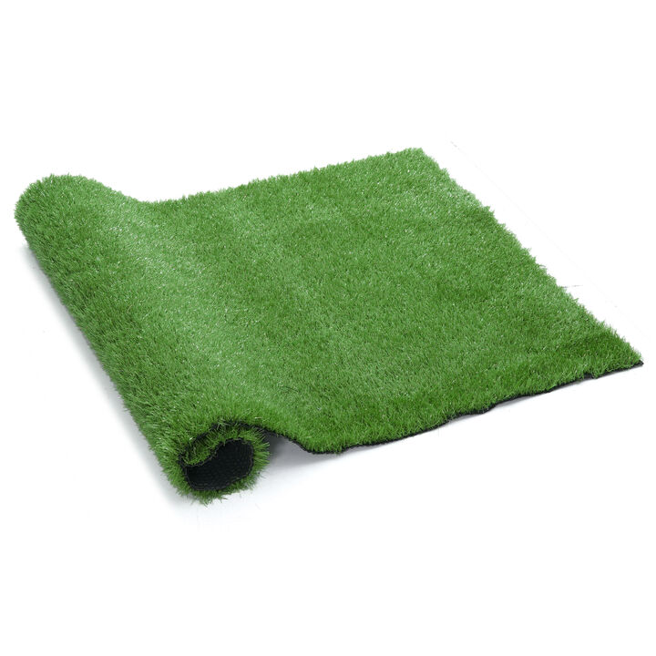 FUFU&GAGA Artificial Turf Grass Mat - 7-ft W x 10-ft L, Perfect for Garden and Patio,Light Green
