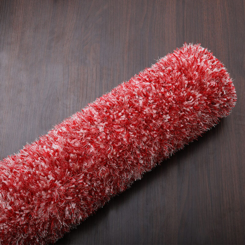 RUGSOTIC CARPETS HAND TUFTED SHAG POLYESTER ECO-FRIENDLY AREA RUGS  - Rectangle, Size, Solid Plain Design, High Pile Thick Handmade Anti Skid Rugs for Living Room, Bed Room K00111 image number 6