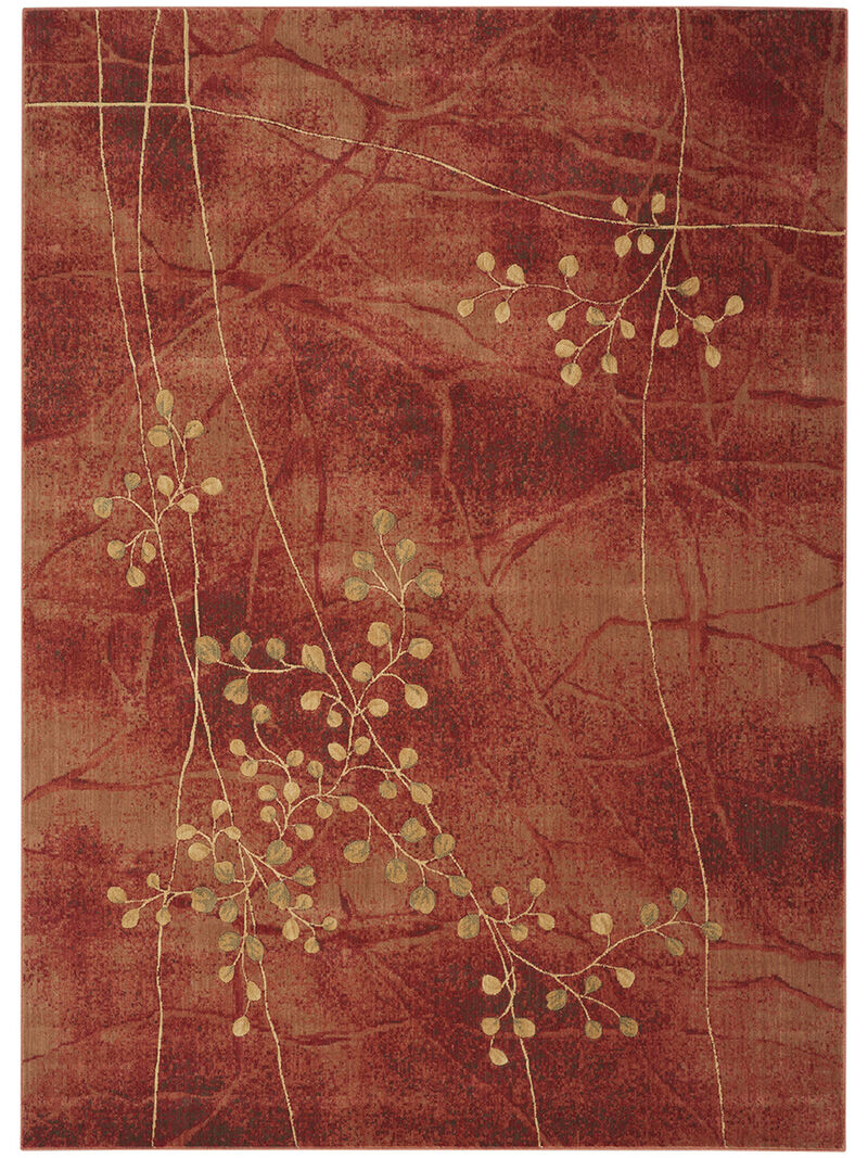 Somerset ST74 Flame 9'6" x 13' Rug image number 0