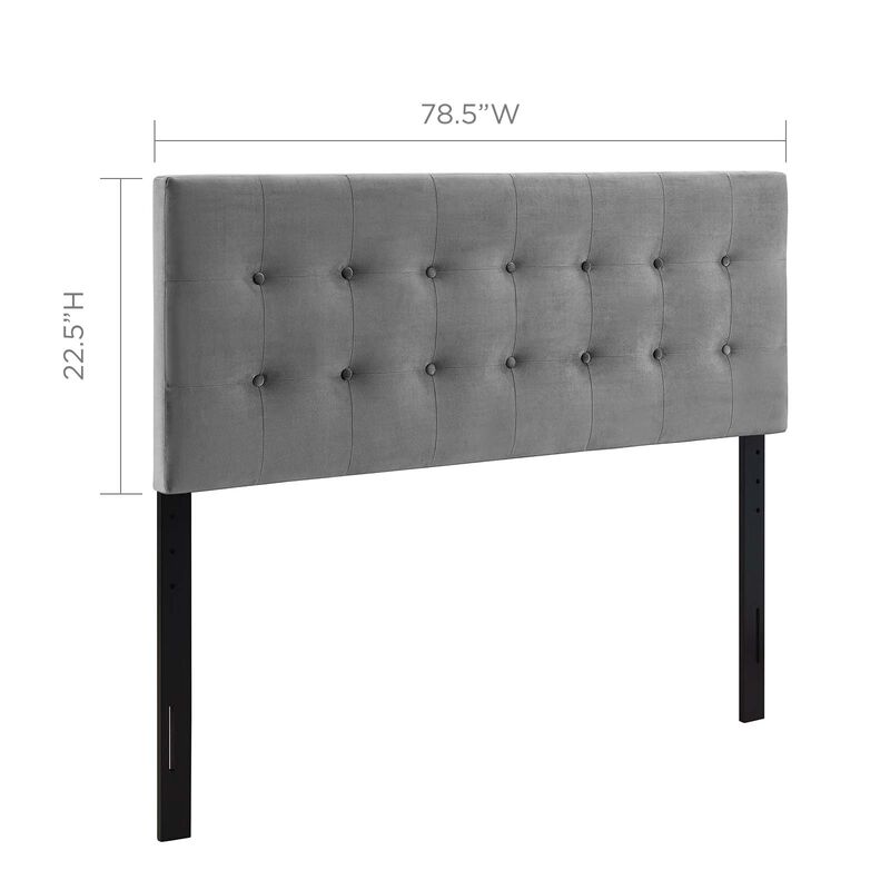 Modway - Emily King Biscuit Tufted Performance Velvet Headboard image number 2