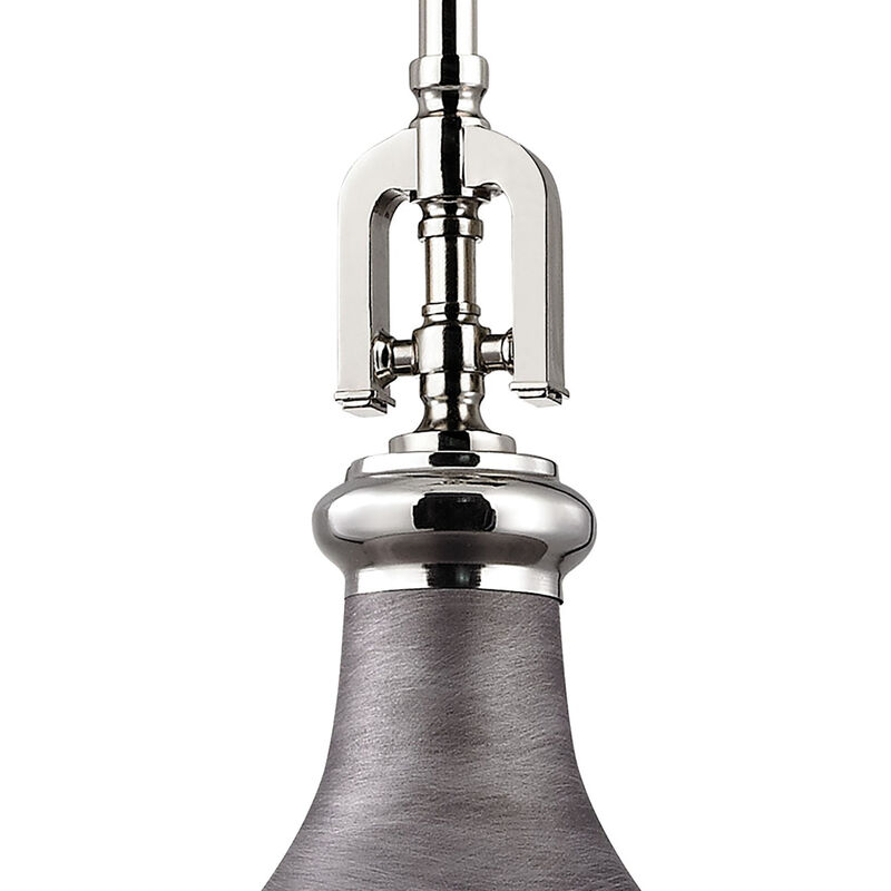 Rutherford 15'' Wide 1-Light Grey Pendant