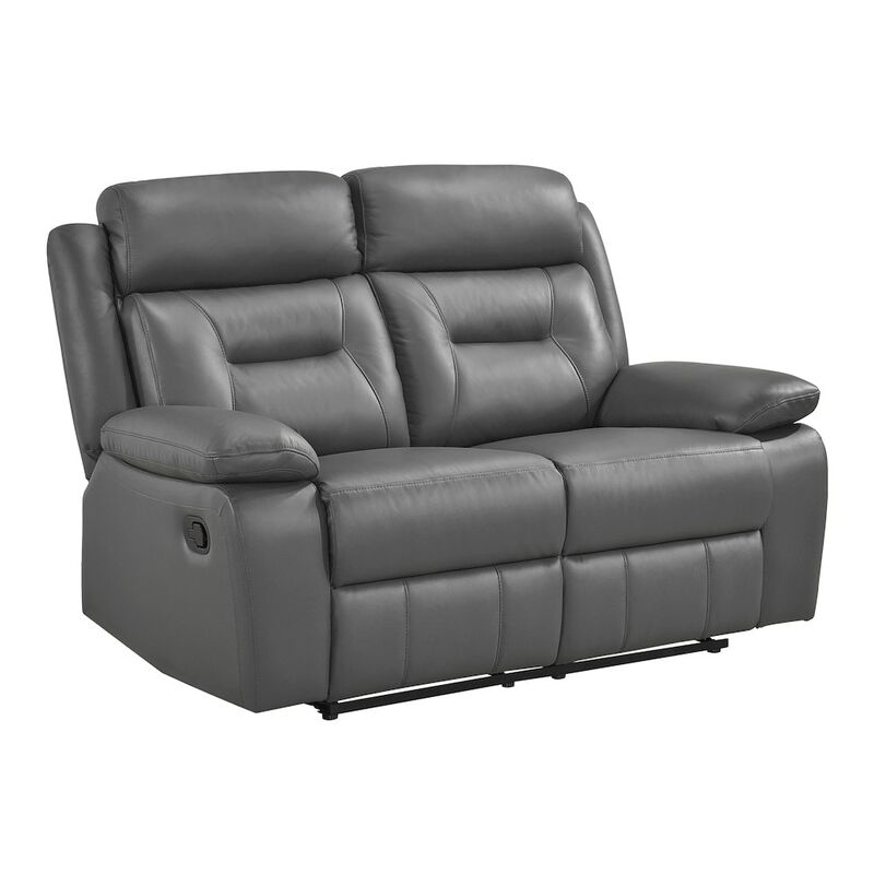 Lexicon Laconia Leather Double Reclining Love Seat