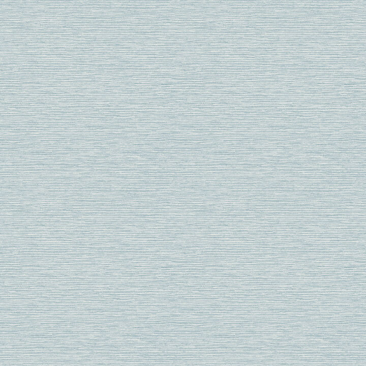 Gump Light Blue Faux Grasscloth Wallpaper