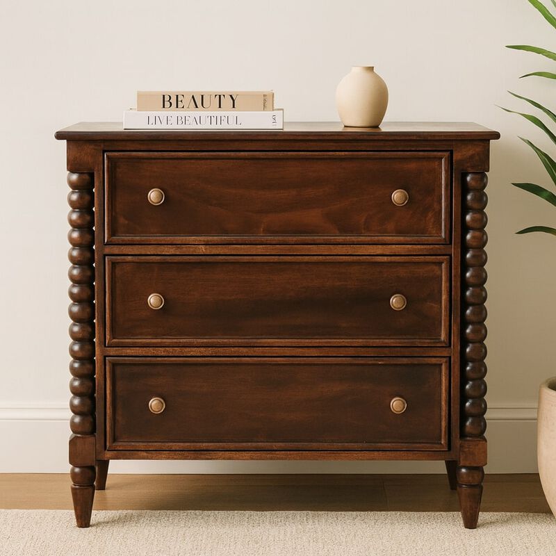 Artisan Furniture Solid Wood Barclay 3 Drawer Chest image number 1