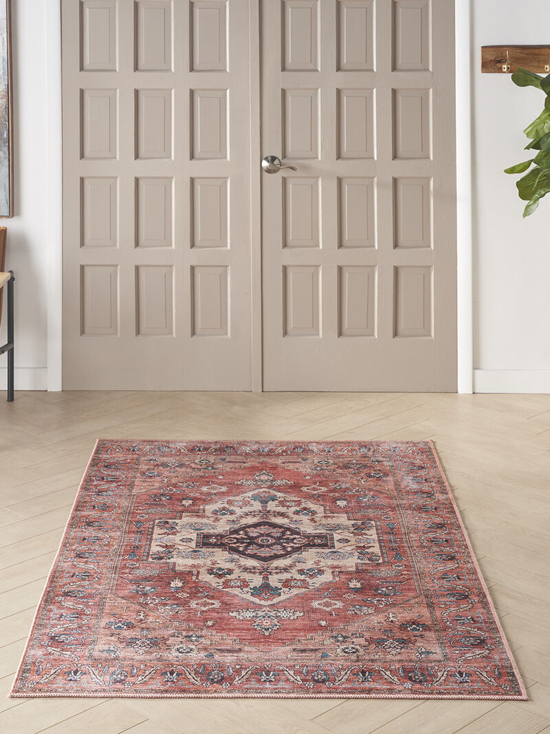 Grand Washables GRW03 Rust/Multicolor 5'3" x 7'3" Rug image number 7