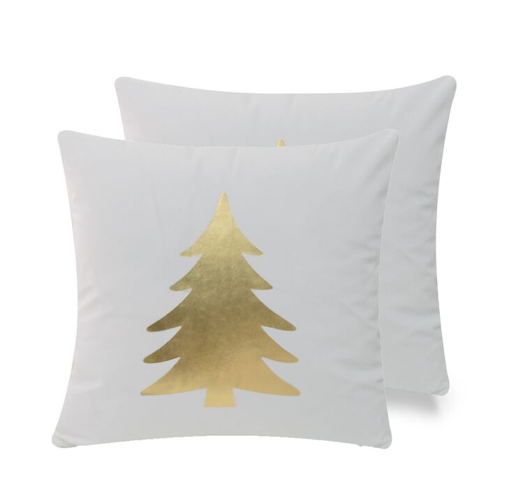 Christmas Icons throw pillow - set of 2