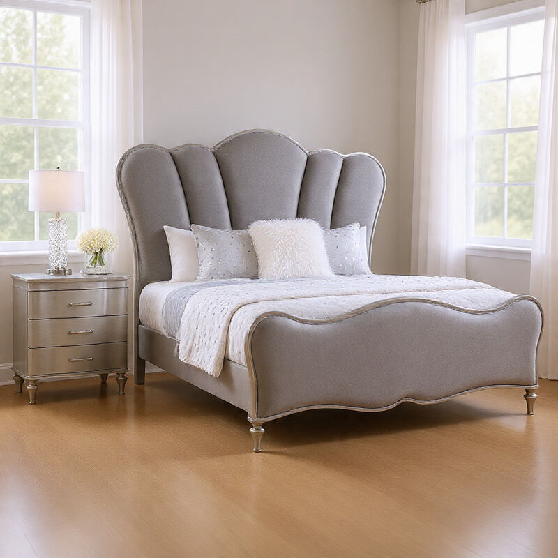 Bedroom Set, Wood, 2 Piece Set with Nightstand image number 8
