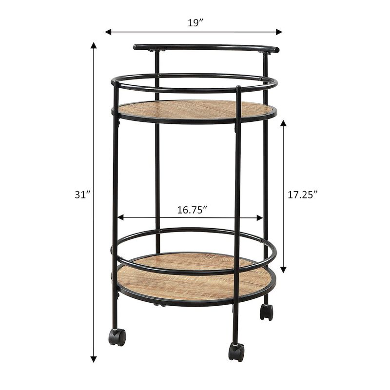 Convenience Concepts Designs2Go Charlie Serving Bar Cart