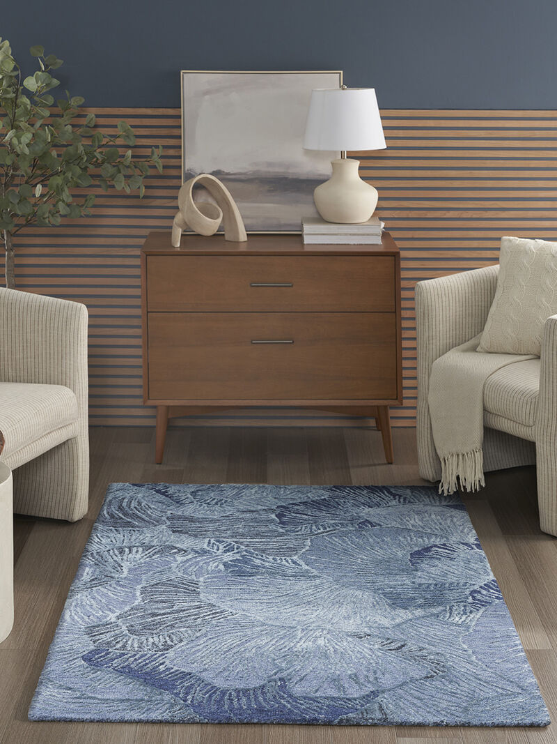 Avra AVR01 Blue 3'9" x 5'9" Rug