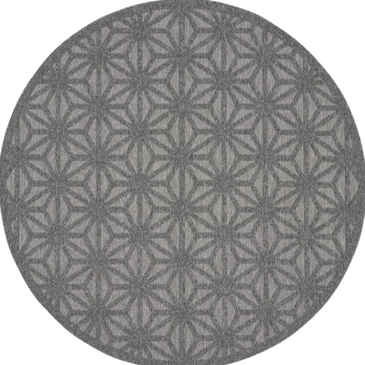 HomeRoots Floral Non Skid Area Rug