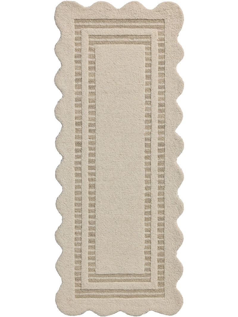 Scottie Ivory/Grey 2'6"x9'9" Runner Rug image number 0