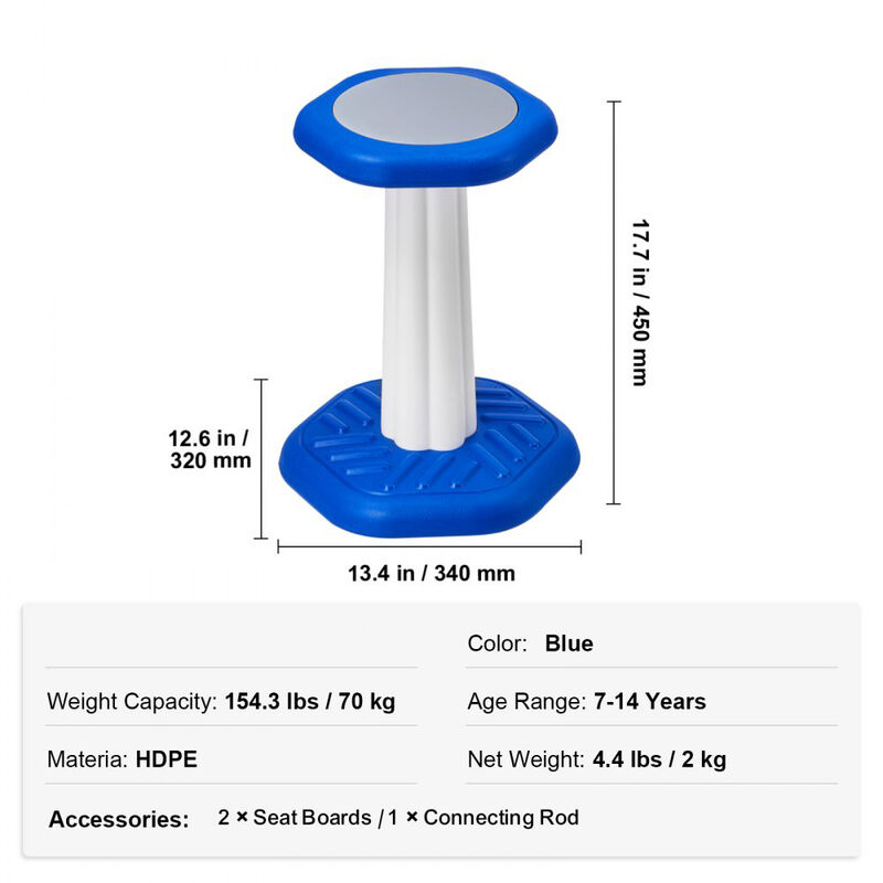 Active Wobble Chair for Kids with Cushioned Seat Improves Focus and Posture image number 2