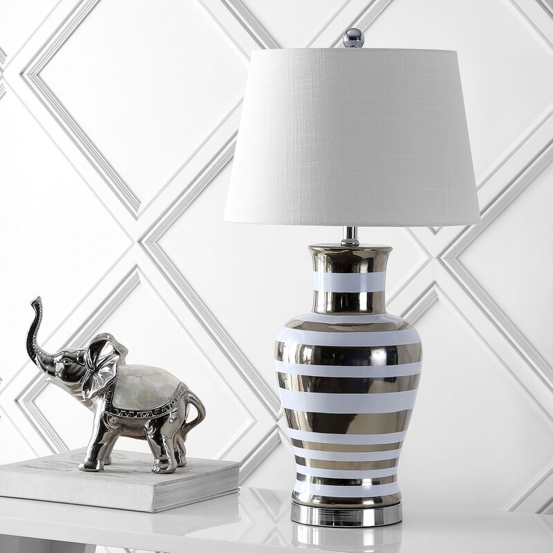Zilar Ceramic/Iron Classic Modern LED Table Lamp