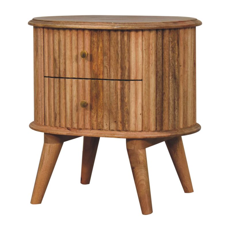 Artisan Furniture Solid Wood Soba Nordic Bedside