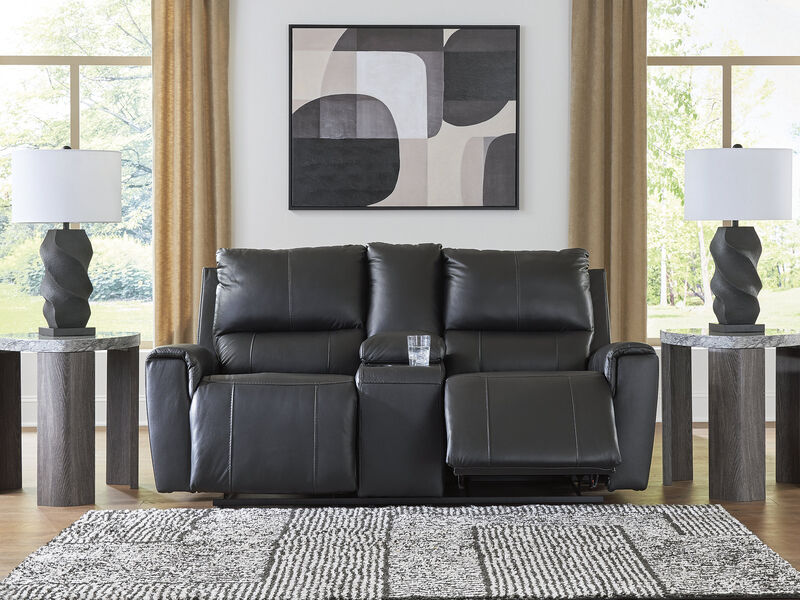 Danemere Reclining Loveseat with Console image number 2