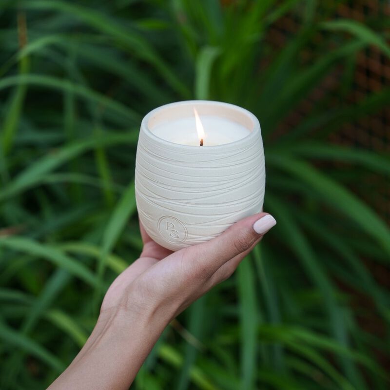 Sweet Neroli Luxury Ceramic Soy Candle - Hand Poured, Vegan