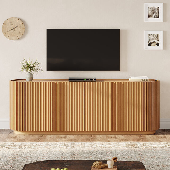Gabbos Wood Grain TV Stand