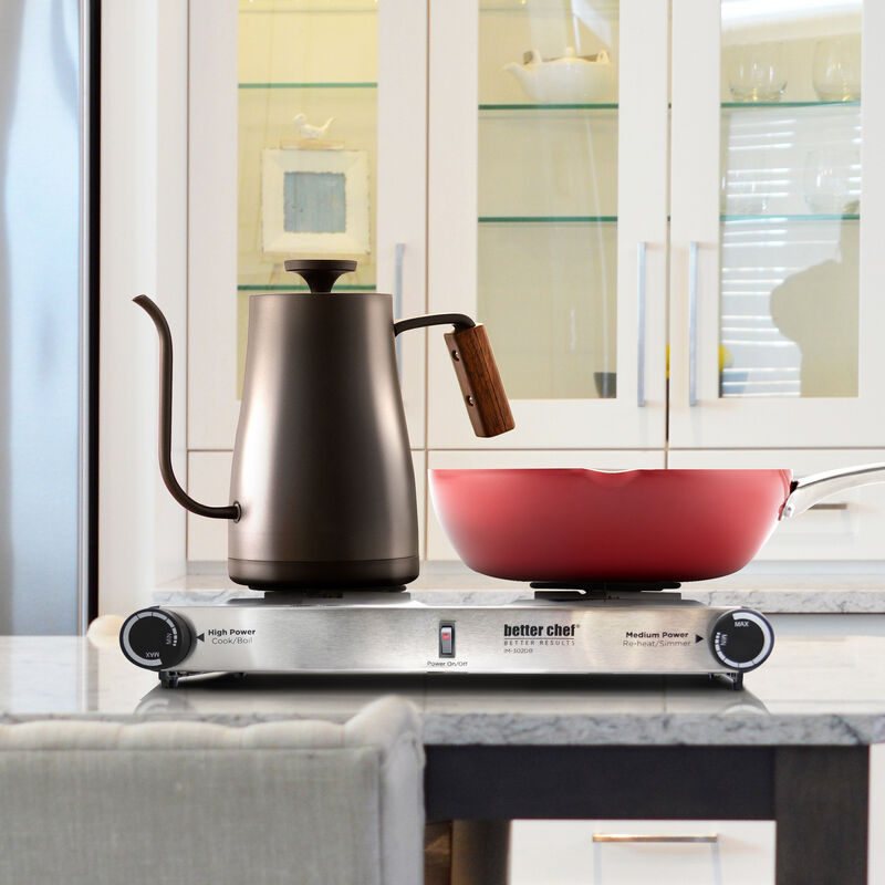 Better Chef Stainless Steel Dual Electric Burner