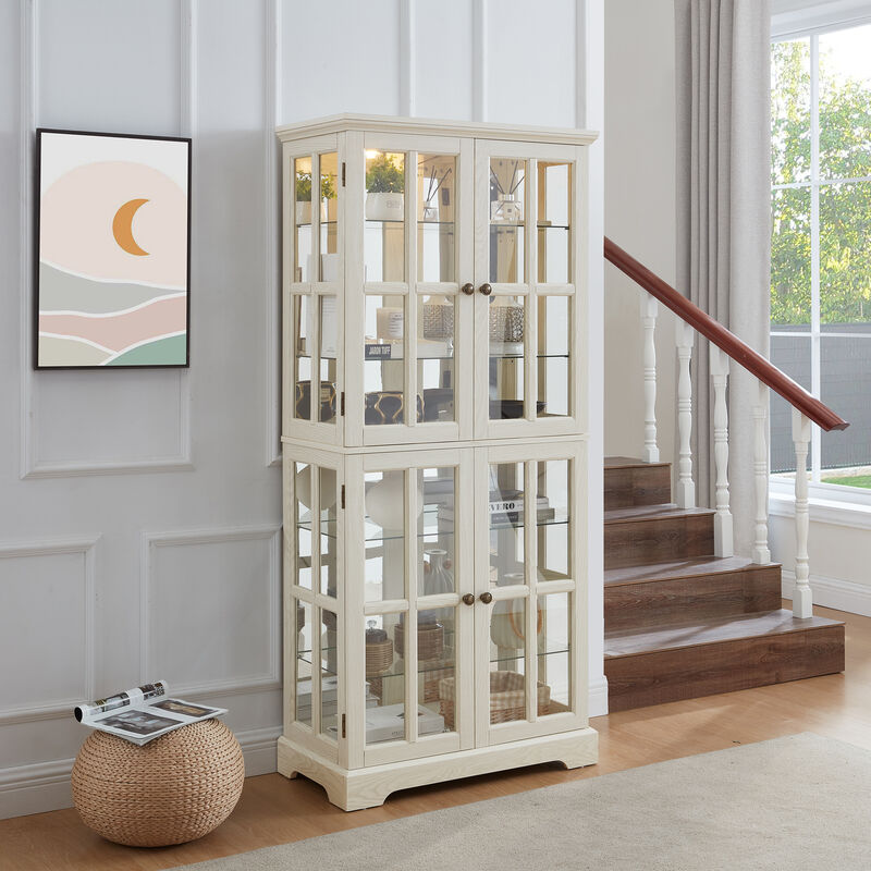 Antique Glass Display Cabinet image number 1