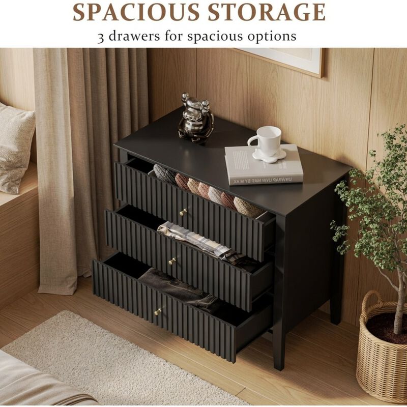 Bekkig Modern 3-Drawer Dresser image number 5