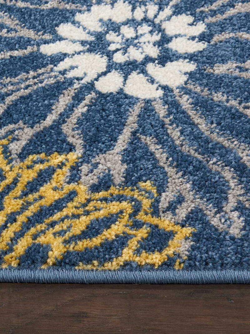 Passion PSN17 Blue 2'2" x 7'6" Rug image number 1