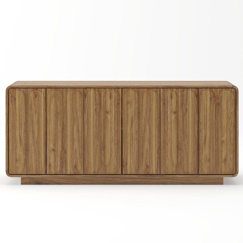 Kick 6 Door Sideboard Cabinet image number 0