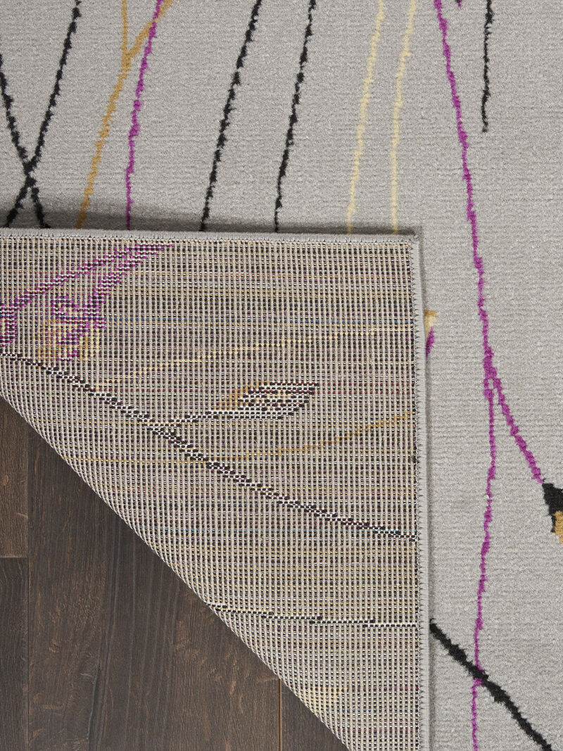 Grafix GRF15 Gray 7' x 10' Rug