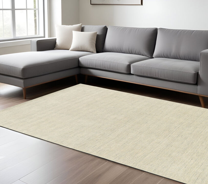 HomeRoots Wool Hand Tufted Runner Rug