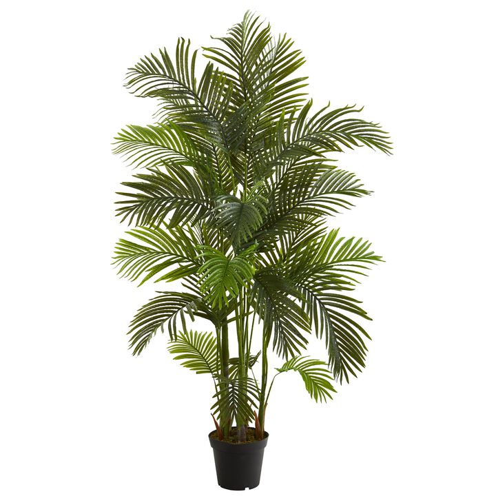 Nearly Natural 6-ft Areca Palm Artificial Tree