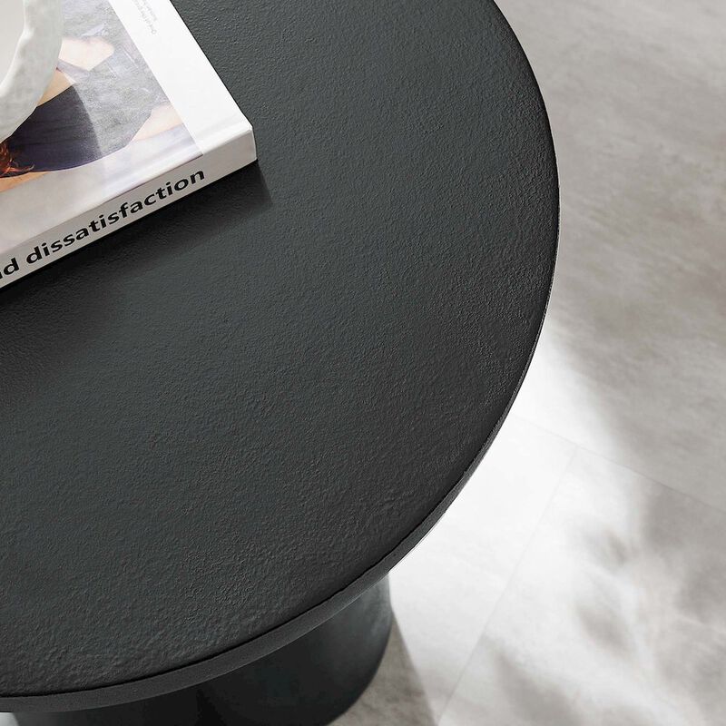 Caspian Round Concrete Side Table image number 8