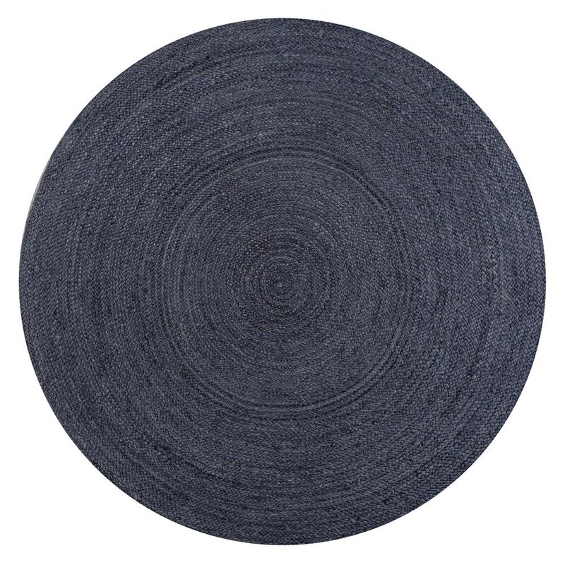 Zara Braided Coastal Cottage Round Jute Round Area Rug