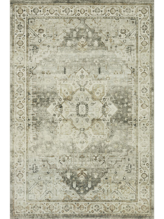 Rosette ROS09 Sage/Beige 3'3" x 5'3" Rug