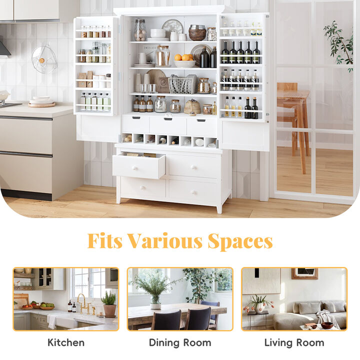 Skiftu Kitchen Pantry Cabinet Cupboard