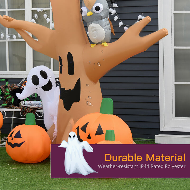 BreeBe 7.5 ft Halloween Inflatable Haunted Tree with LED Lights image number 4