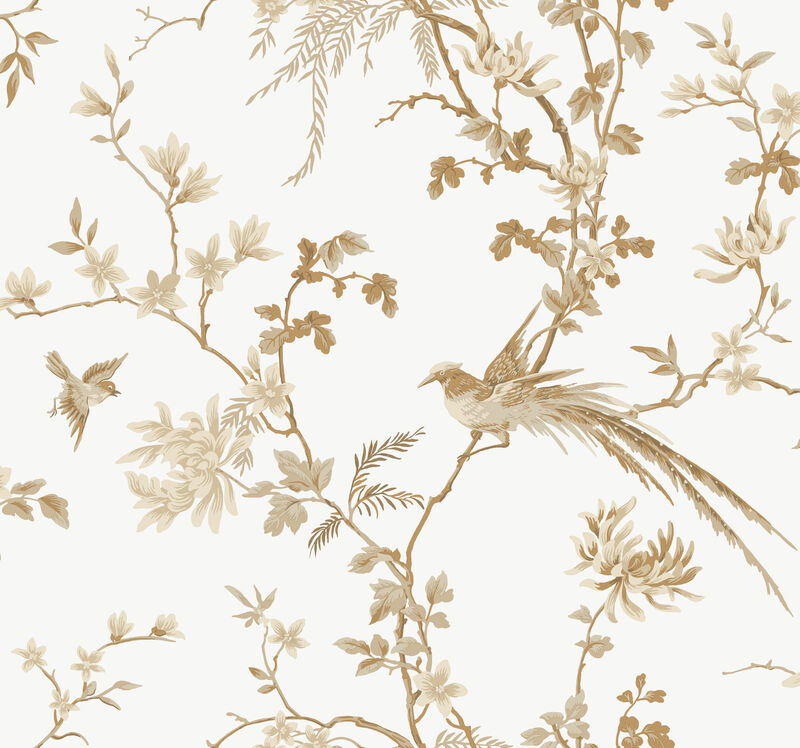 Bird & Blossom Chinoserie Wallpaper image number 4