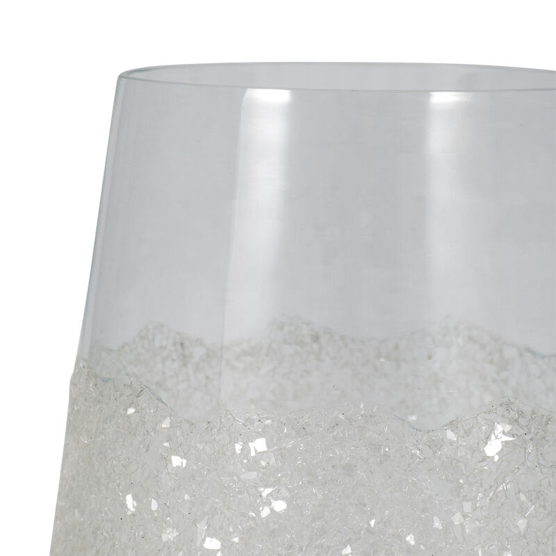 Glass, 10" Sugar Vase, Clear image number 3