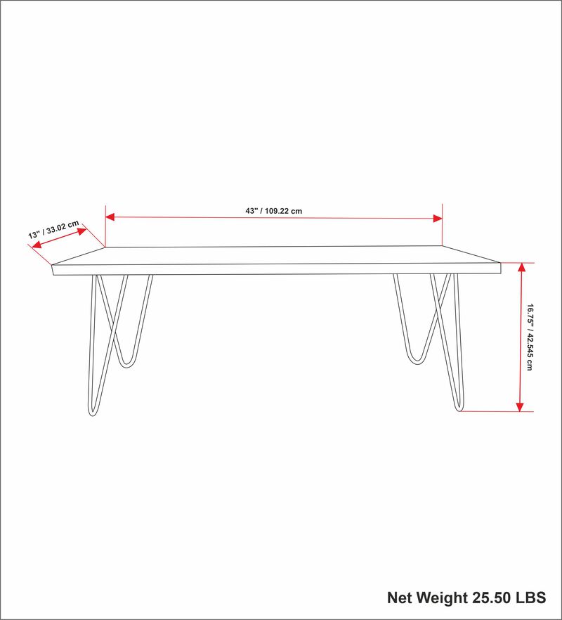 Simpli Home Colton Bench image number 5