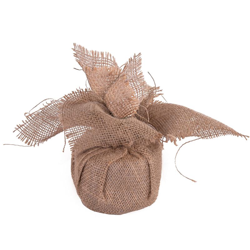 Vickerman 3' Mini Pine Artificial Christmas Tree Unlit, Seasonal Indoor Home Decor with Decorative Burlap Base image number 3