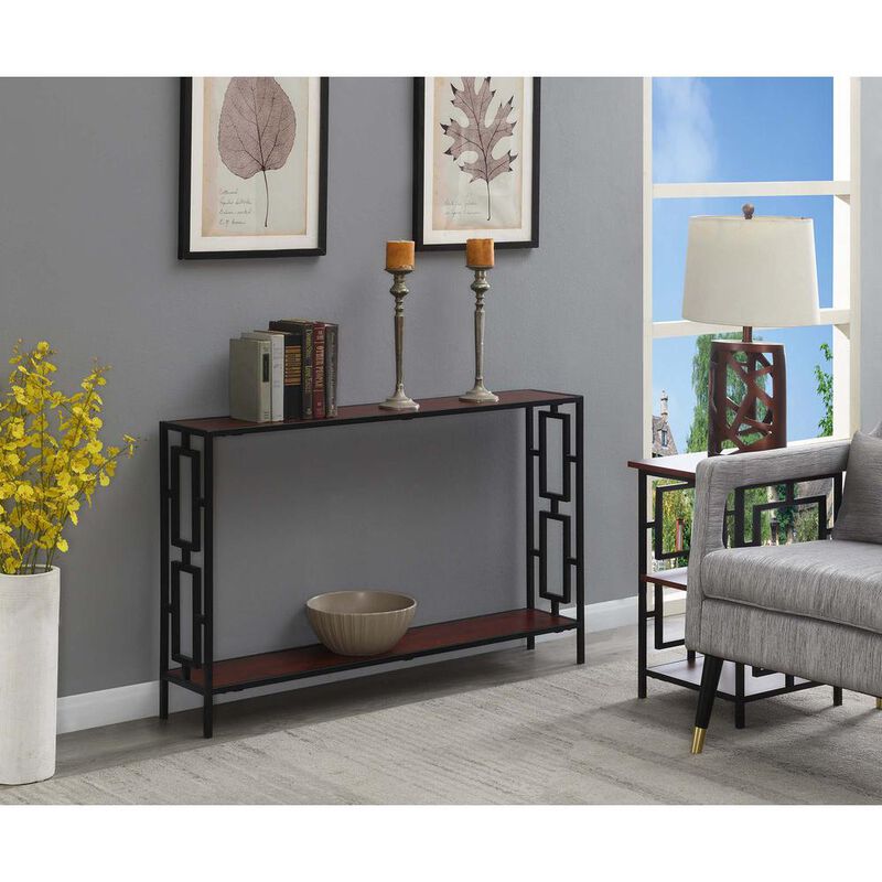Convenience Concepts Town Square Metal Frame Console Table*