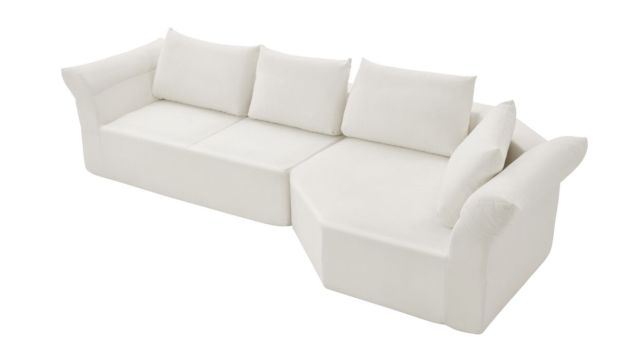 Kelhak Modern Minimalist Modular Sectional Sofa