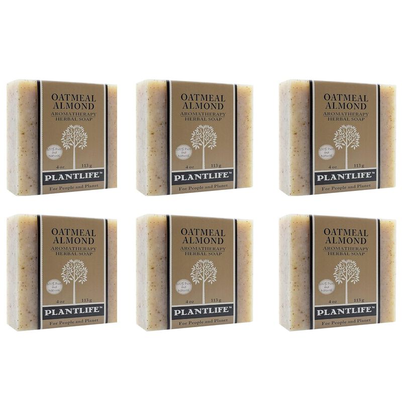 Plantlife Bar Soap - Oatmeal Almond 6 Pack image number 1