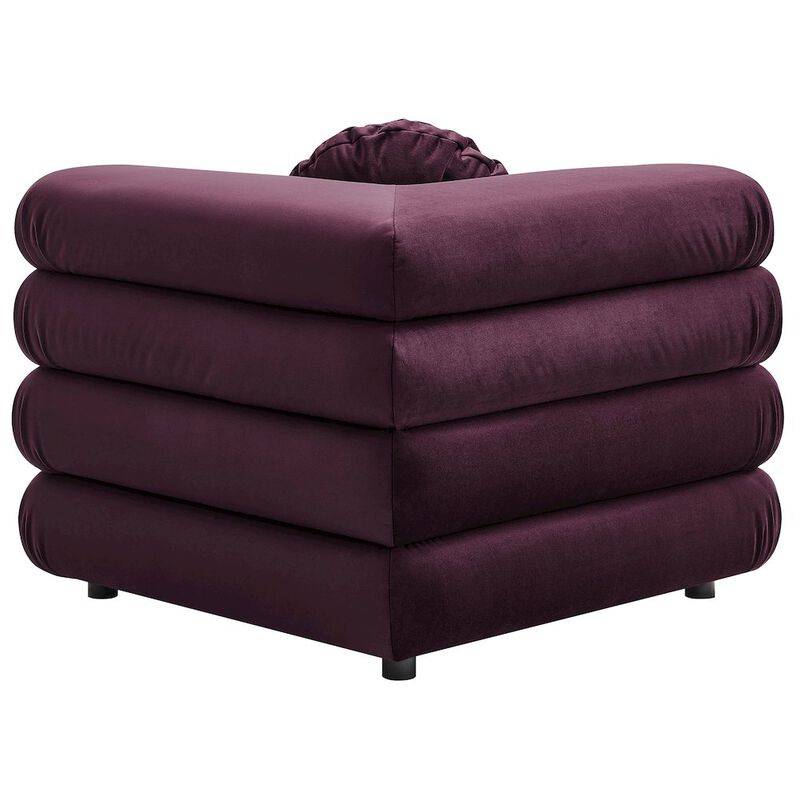 Jubilee 5-Piece Modular Performance Velvet Sectional Sofa image number 6