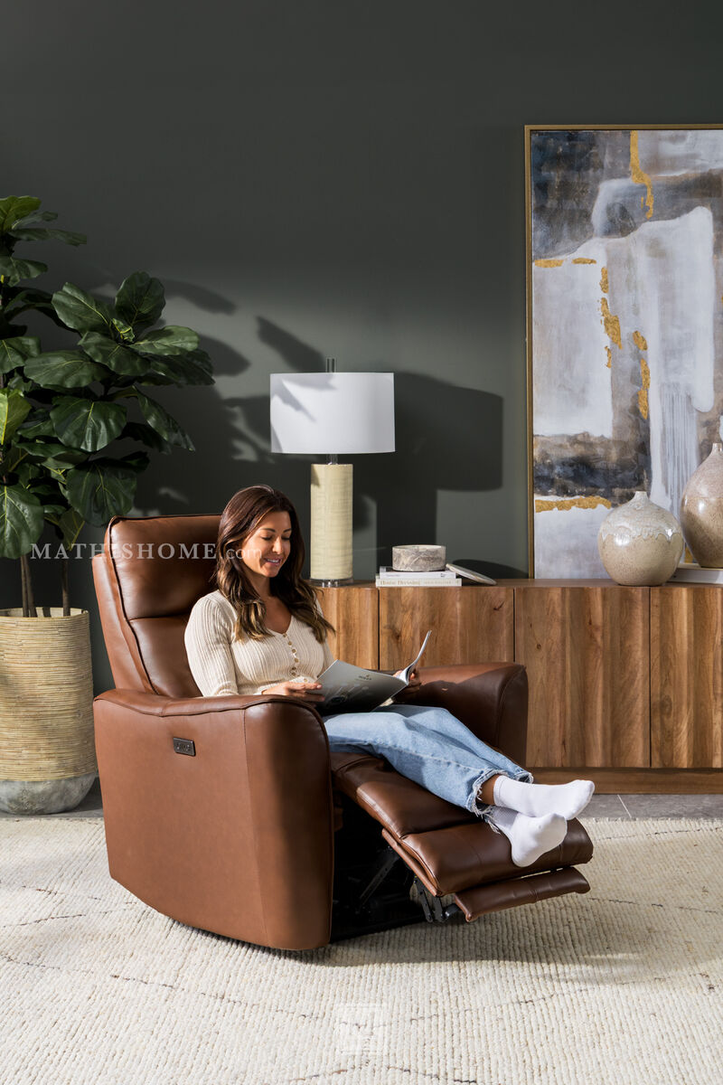 Oslo Zero Gravity Power Recliner in Brown image number 10