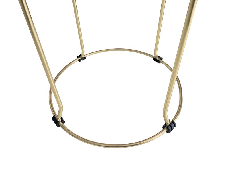 Kings Brand Furniture Carmilla Upholstered Counter Height Stool with Footrest - Bar Stools Set of 4 for Kitchen 27.25"