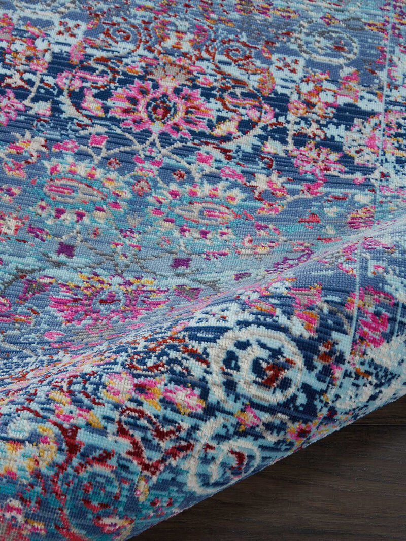 Vintage Kashan VKA02 Blue 2' x 6' Rug