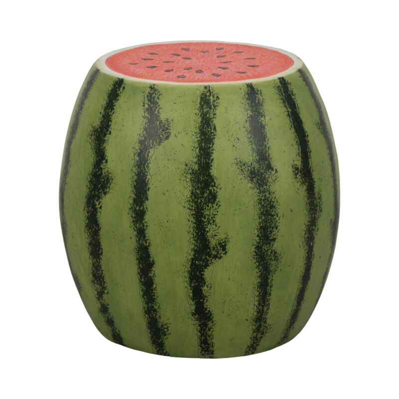 17" Watermelon Garden Stool image number 0