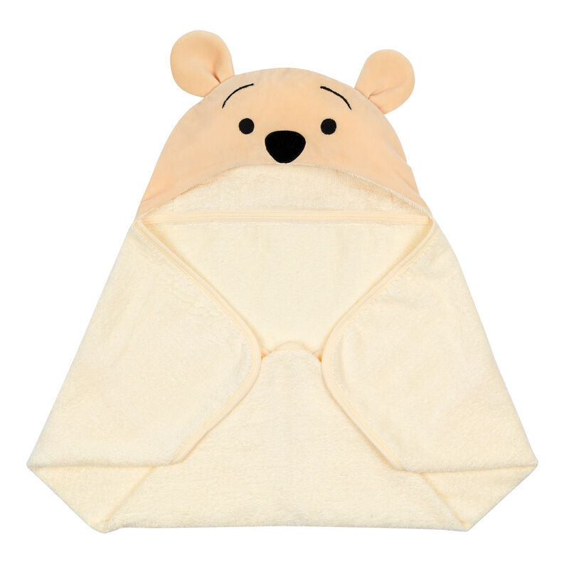 Lambs & Ivy Disney Baby Winnie the Pooh Tan Cotton Hooded Baby Bath Towel